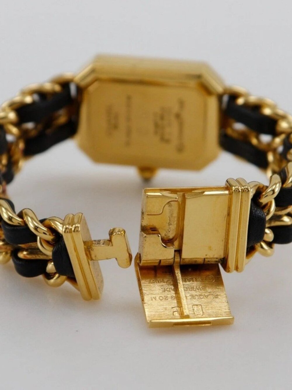 CHANEL Premiere S Watches H0001 blackDial Plated Gold/leather Quartz Analo... - Picture 5 of 15